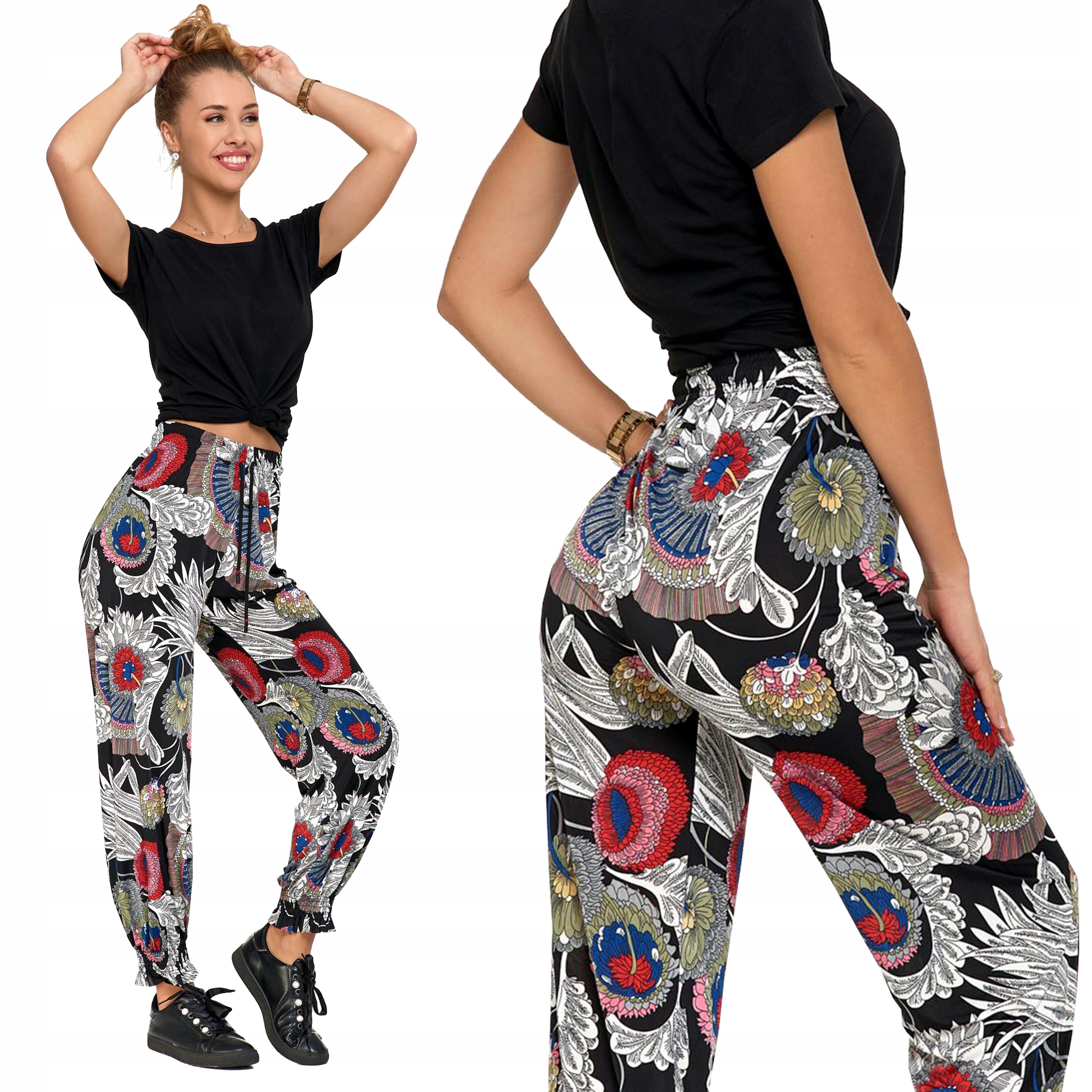

Moraj Luźne Spodnie Alladynki 1300-006 black L/XL