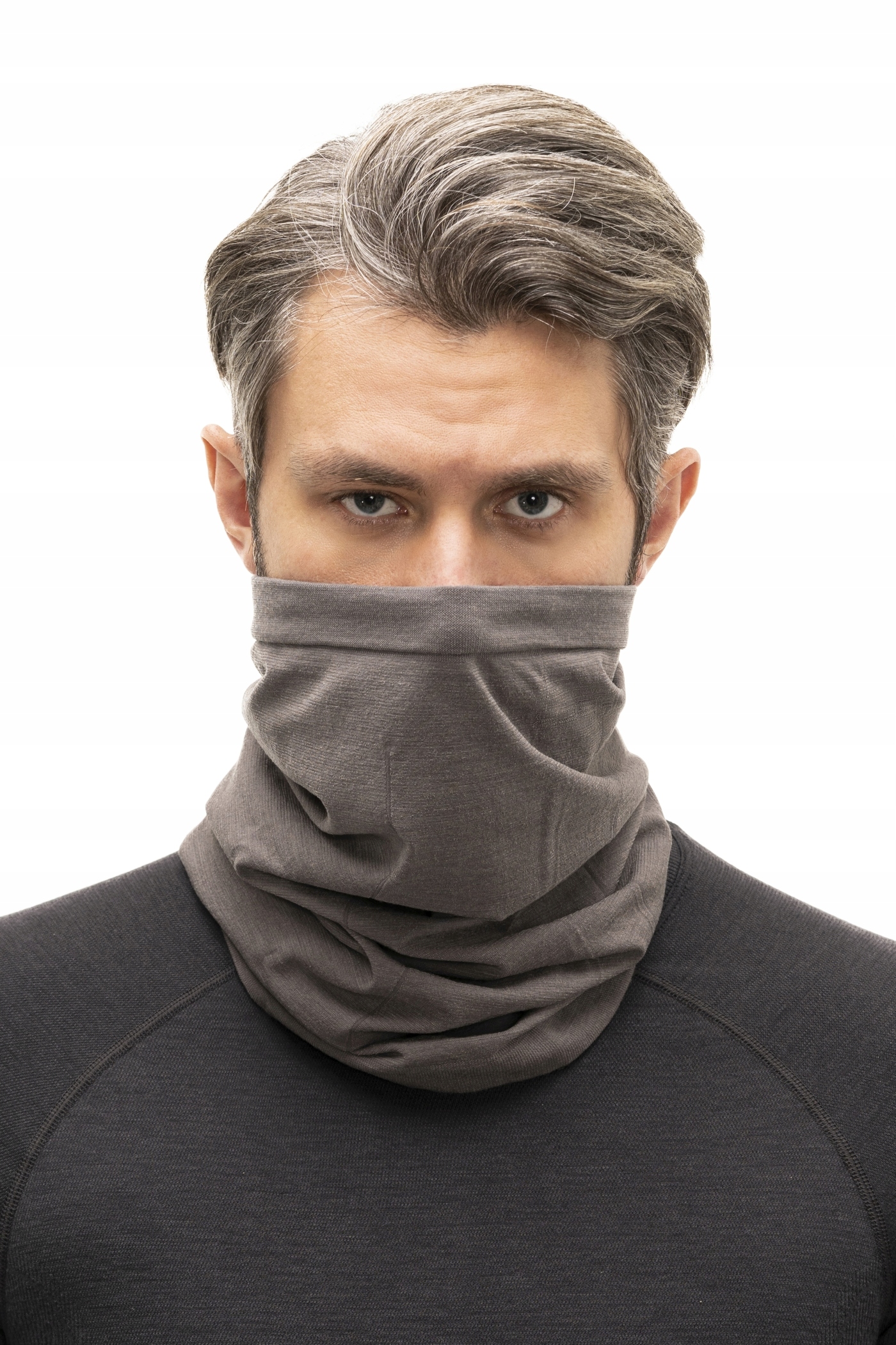 KOMIN TERMOAKTYWNY CHUSTA BANDANA BRUBECK WEŁNA Rozmiar S/M