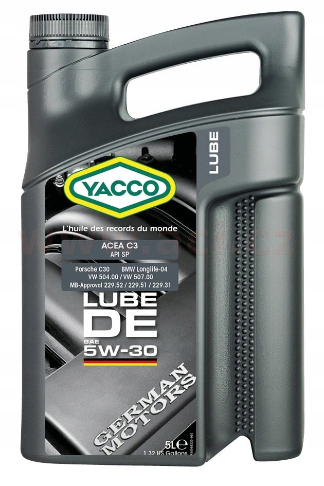 Motorový olej Yacco Lube De 5W30, 5 L 30555