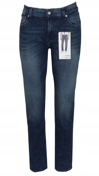Calvin Klein Jeans spodnie męskie, jeansowe, granatowe, 29/34