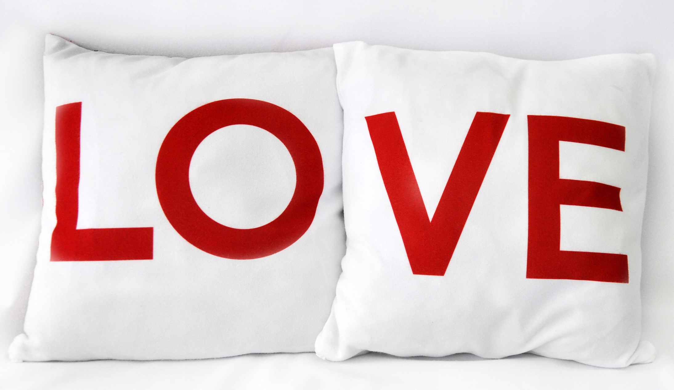

Zestaw 2 x Poduszka prezent na Walentynki Love