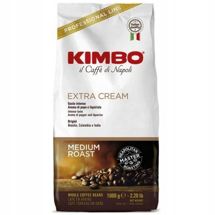 Kawa ziarnista Kimbo Extra Cream 1kg