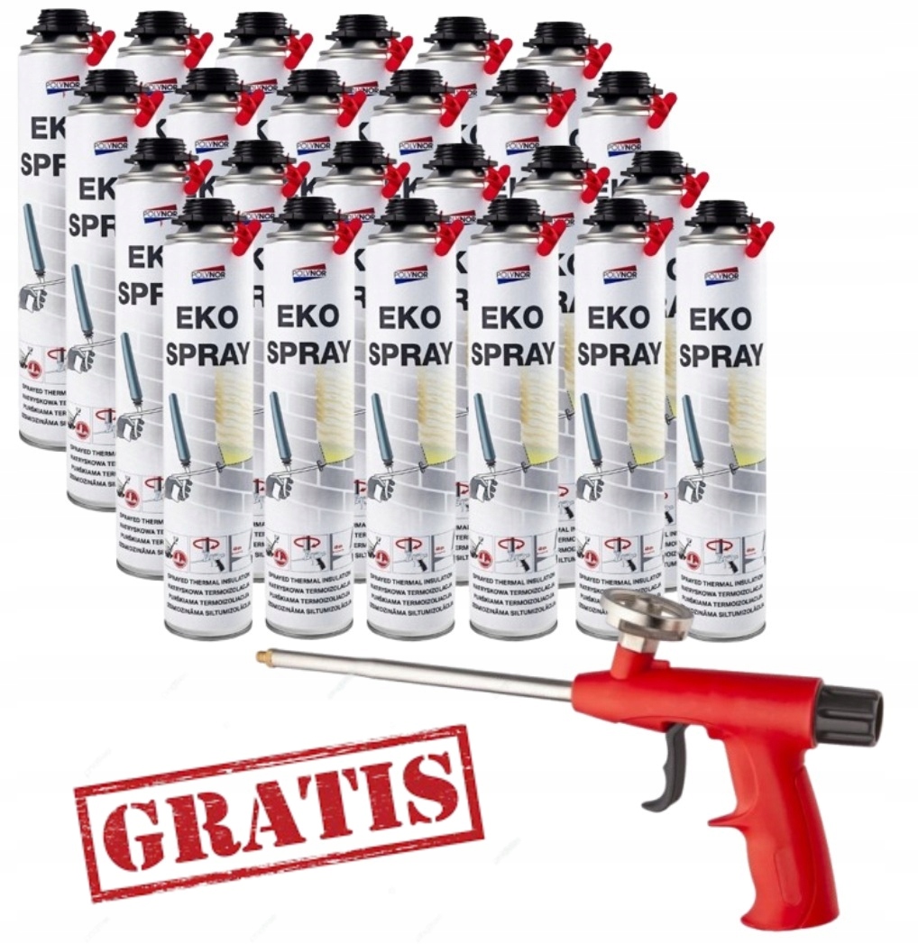 Polynor Eko izolácia striekacia pena pur Zateplenie Garáže Darček