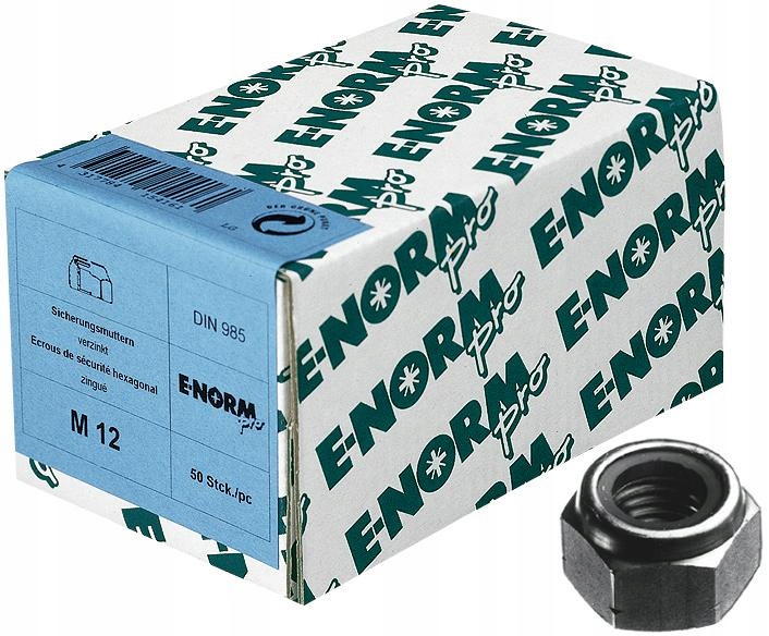 

Nakrętki zabezpieczające Din 985 ocynk M4 200szt