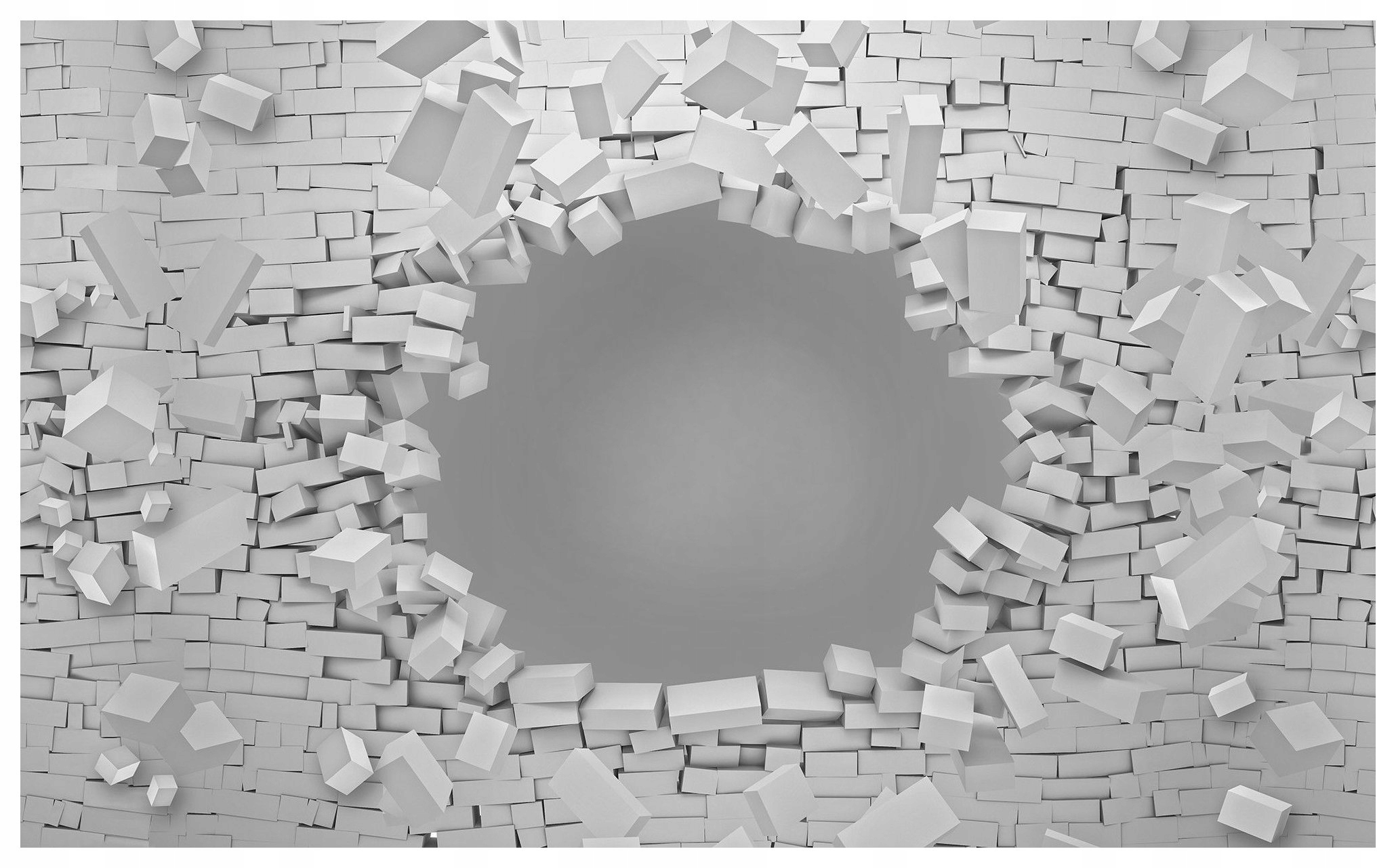 Tapeta Cihlová zeď s efektem prostoru loft industrial 368x254 lepidlo