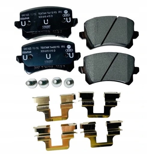 ОРИГИНАЛЬНЫЕ ТОРМОЗНЫЕ КОЛОДКИ ЗАДНИЕ VW VAG 3AA698451