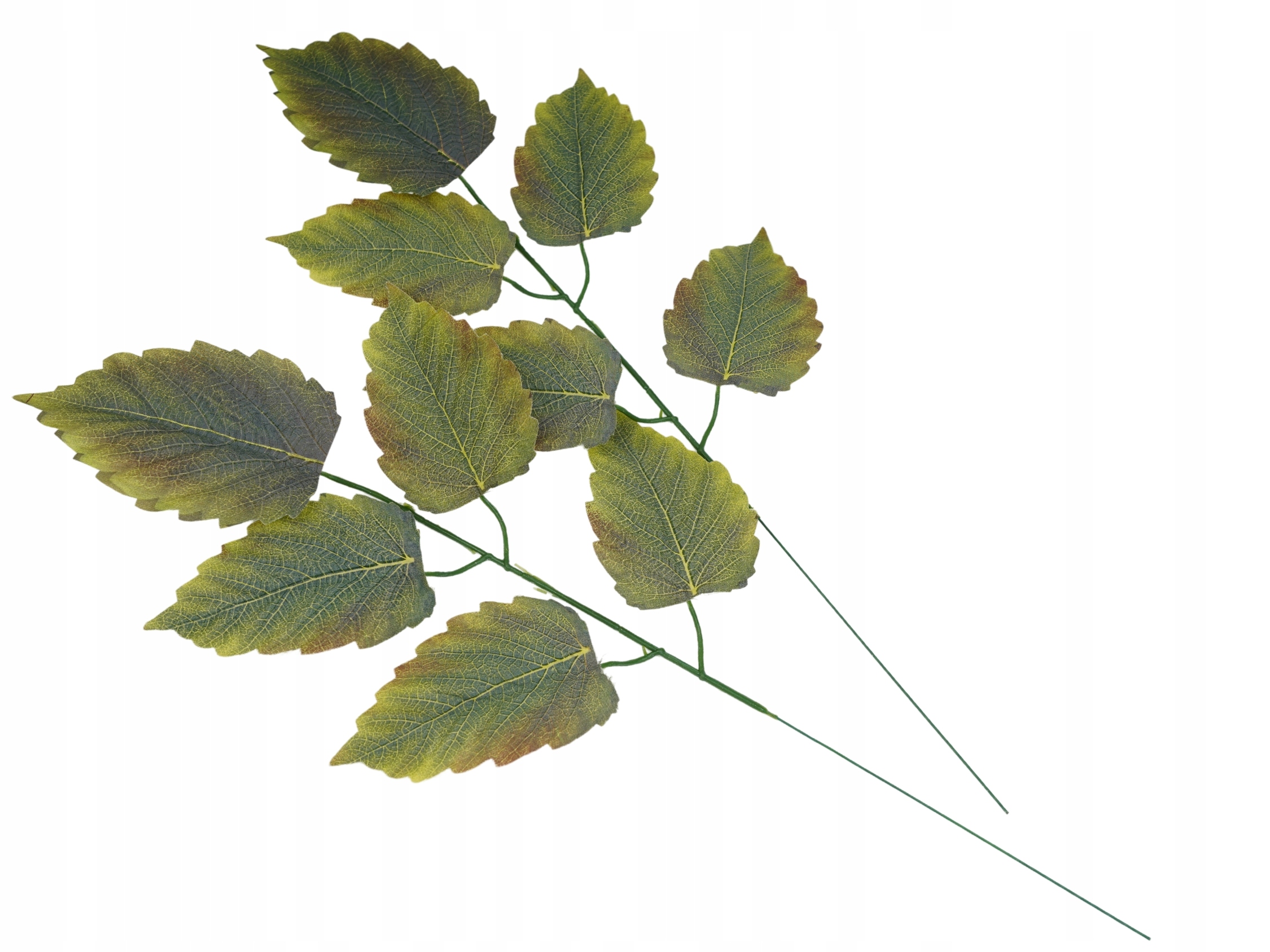 2x PIK MATOWE LIŚCIE DO BUKIETÓW STROIKÓW BRĄZOWE LIŚCIE LIPY ZESTAW 57 CM Marka Topoblu