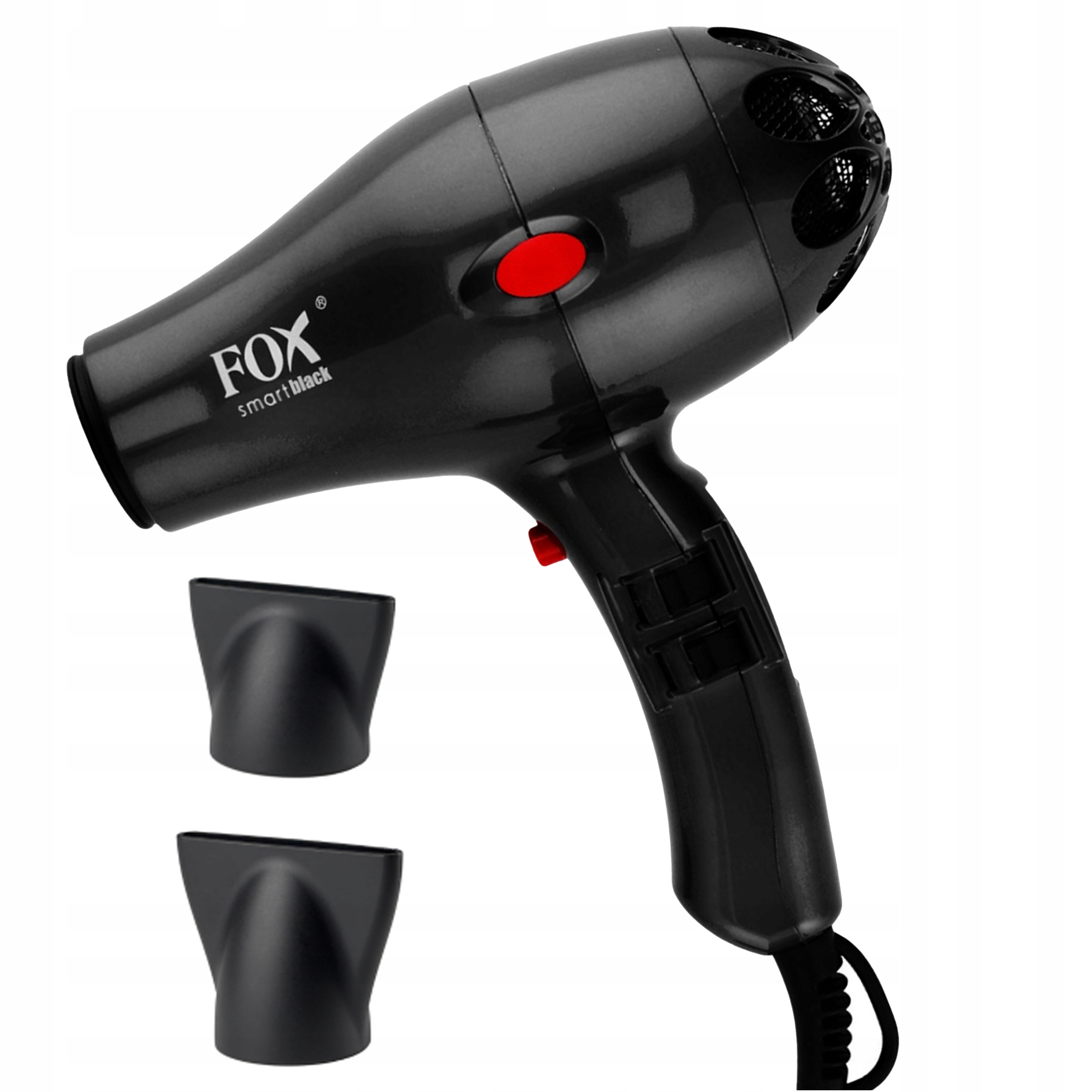 Fox Smart Black Suszarka Do Włosów Z Jonizacją Profesjonalna 2100W