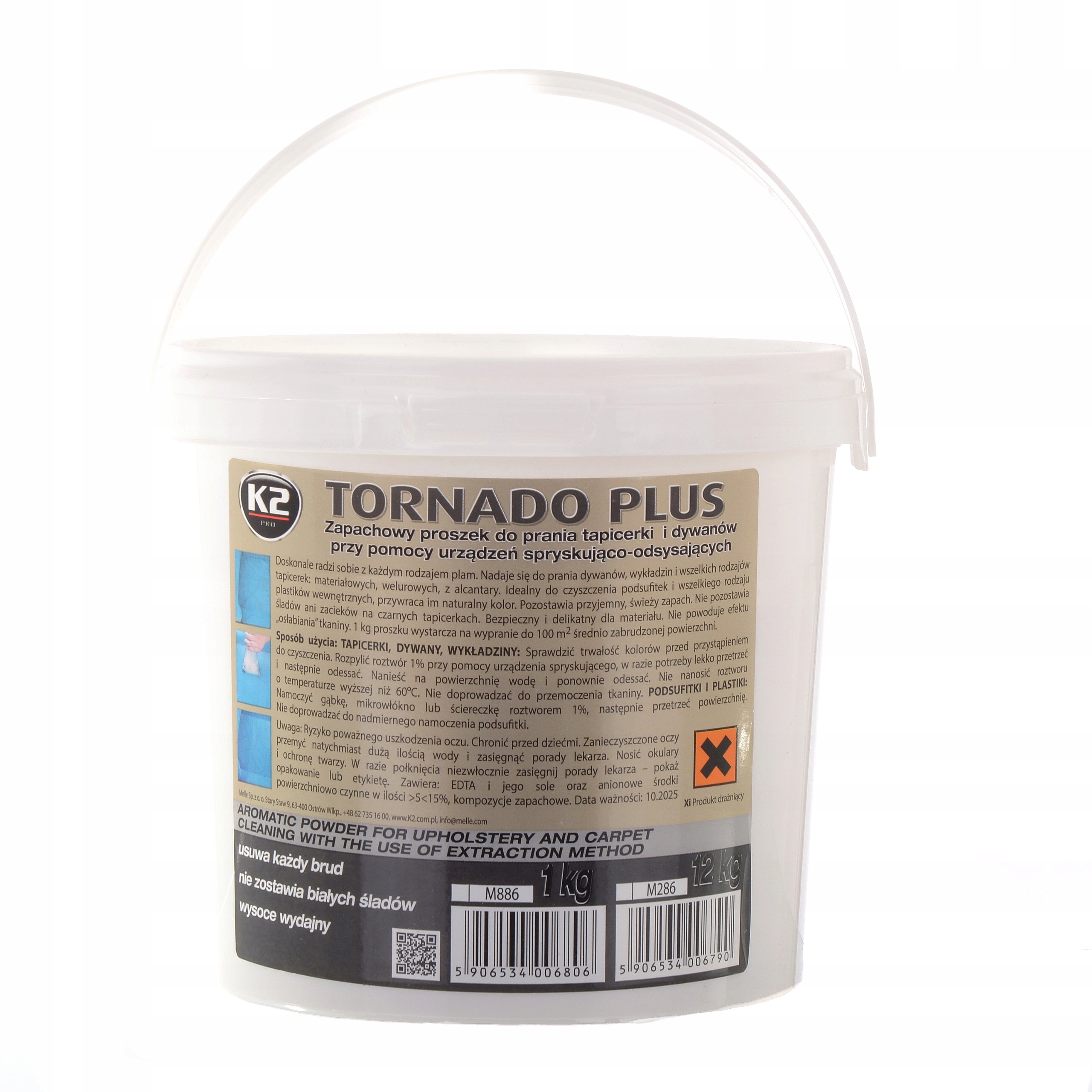 K2 Tornado Plus Proszek do prania uniwersalnego 1 kg