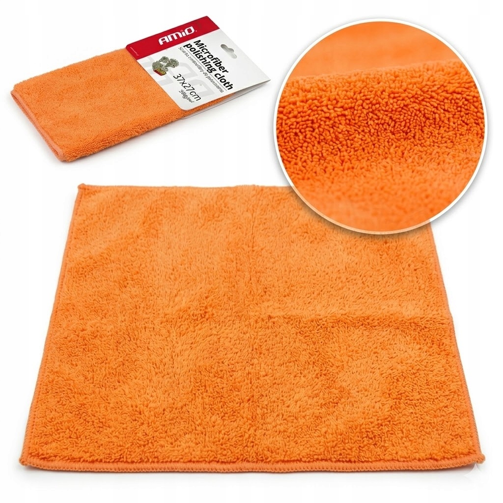 Mikrofibra do Polerowania Auta Ściereczka z Mikrofibry Amio 350g 37x27cm