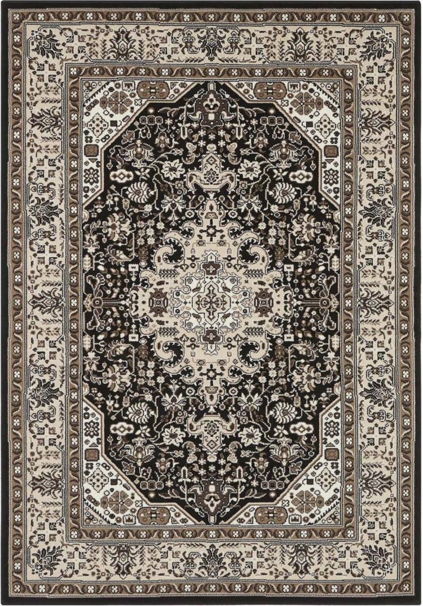 Klasický, tradičný krémovo hnedý koberec do obývačky s vlasmi 200 x 290 cm