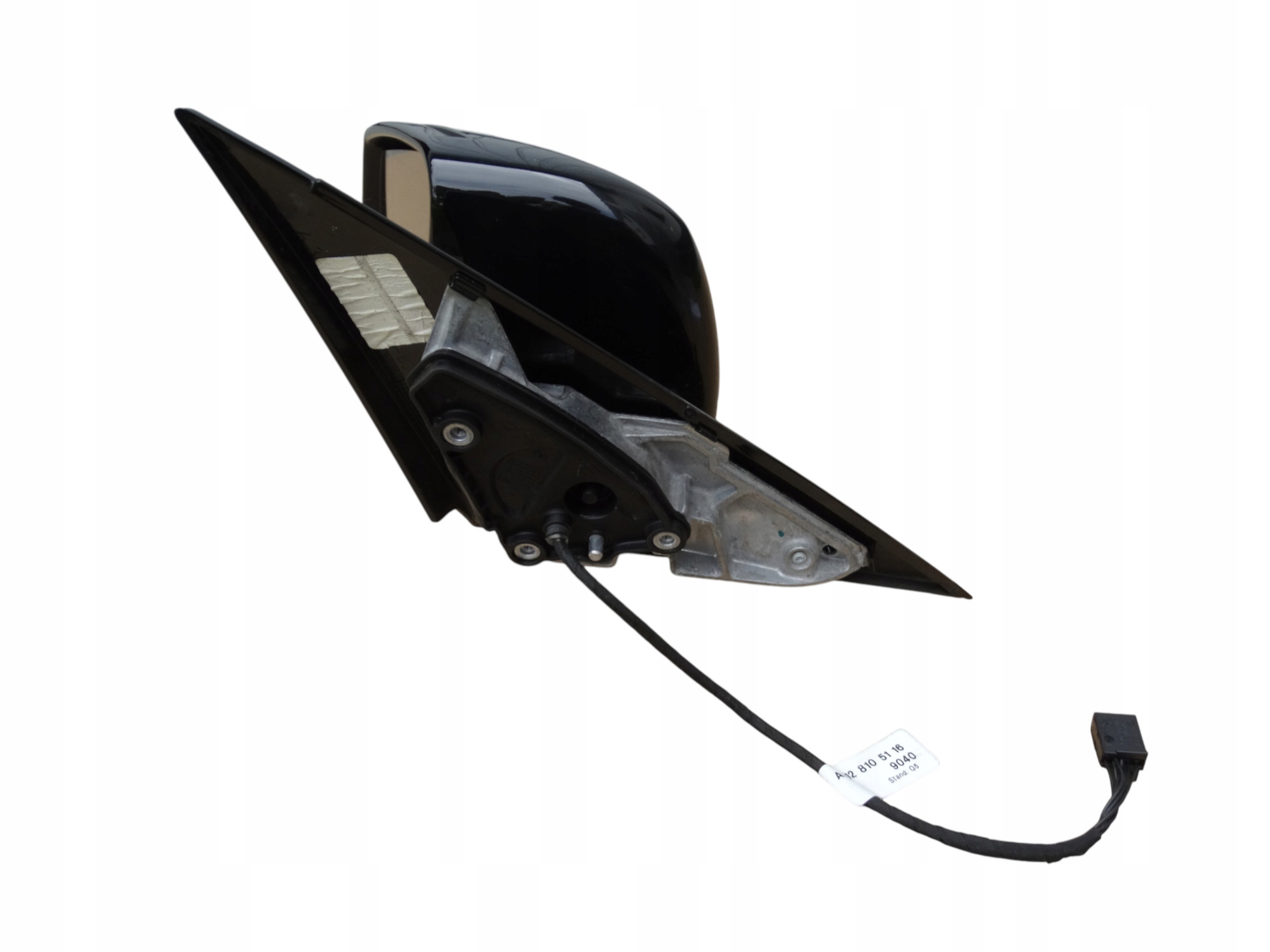 MERCEDES E-KLASA W212 mirror exterior left 7PIN 040 black, original