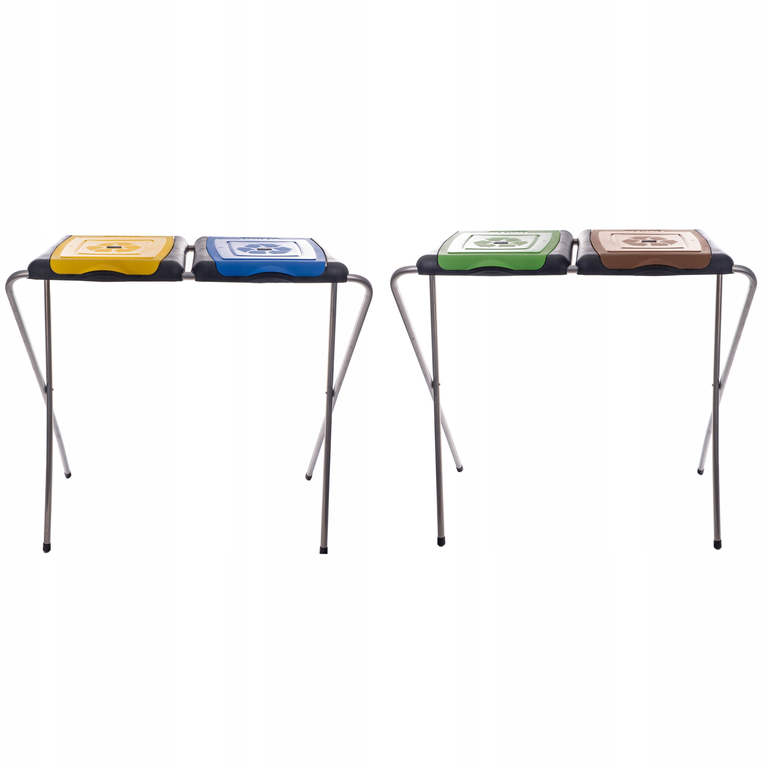 Levně 2XS stojan/podstavec na pytle na tříděný odpad ECOselect Žlutý-neb-zelený-hnědý