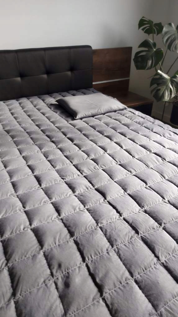 Kołdra Obciążeniowa Eko Z Łuską +poduszka 160x200