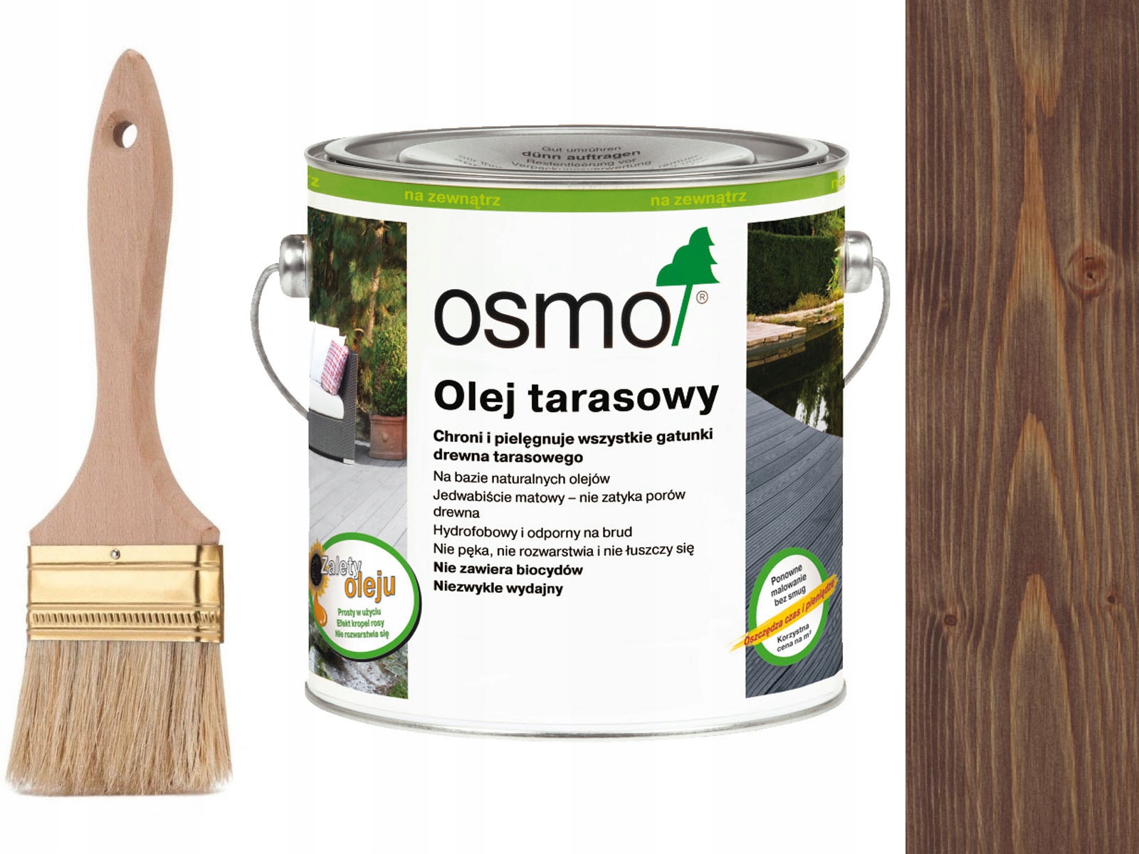 

Osmo Olej do Tarasów 021 Dąb Brunatny 2,5L