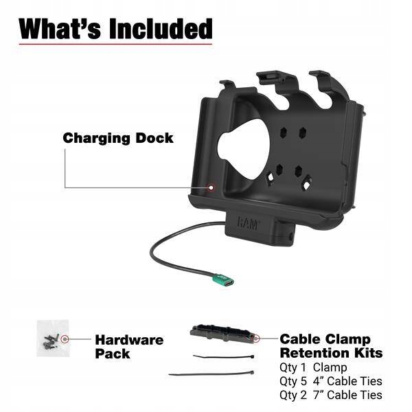 RAM Mount Stacja Dokująca do Samsung Active: 2, 3 lub 5 RAM-HOL-SAM60CPU Kolor czarny