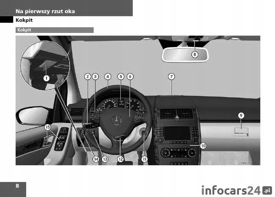 Mercedes A Klasa W169 2004-12 Instrukcja Obsługi Tematyka Samochody osobowe