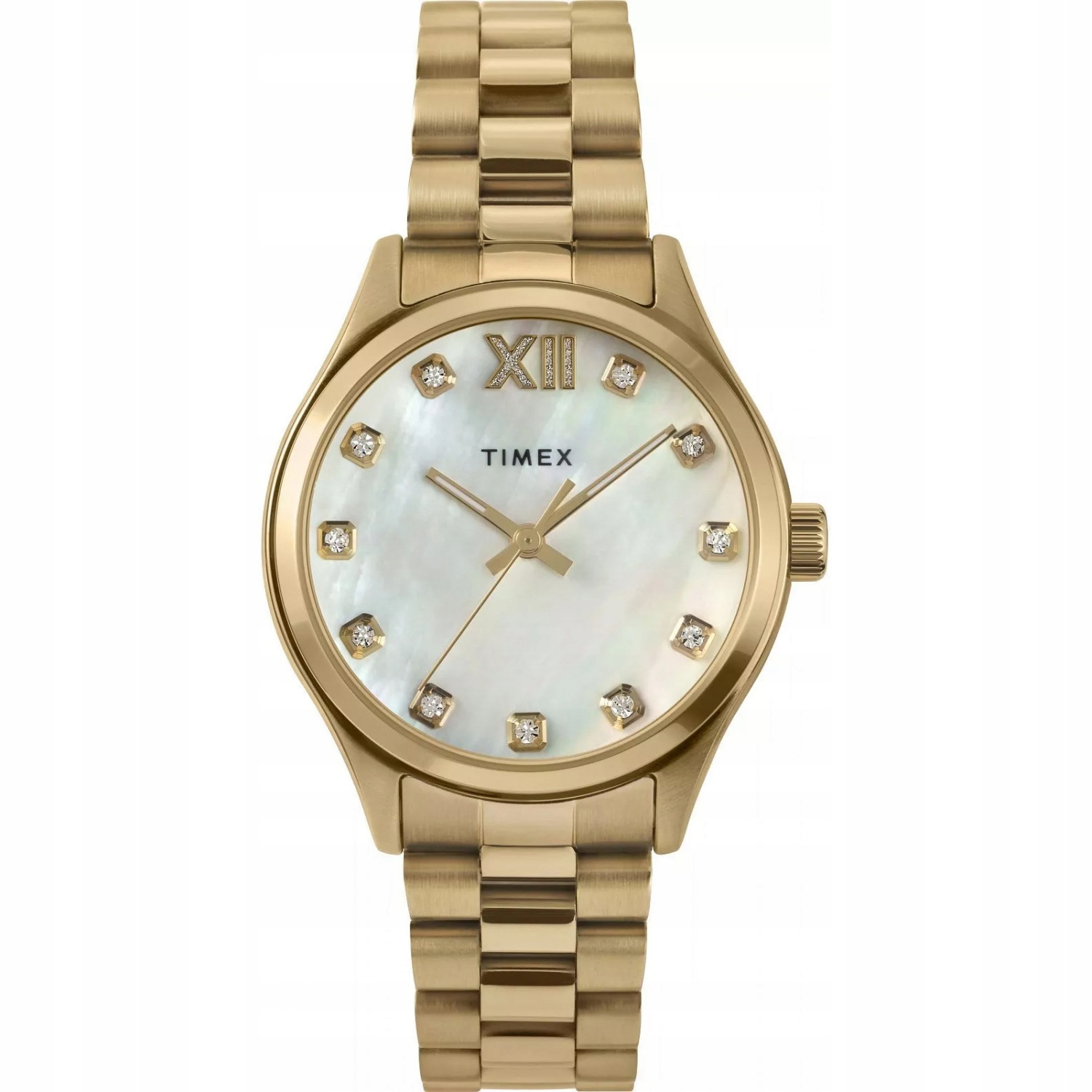 Dámské hodinky Timex TW2W85400 Zirkony zlaté