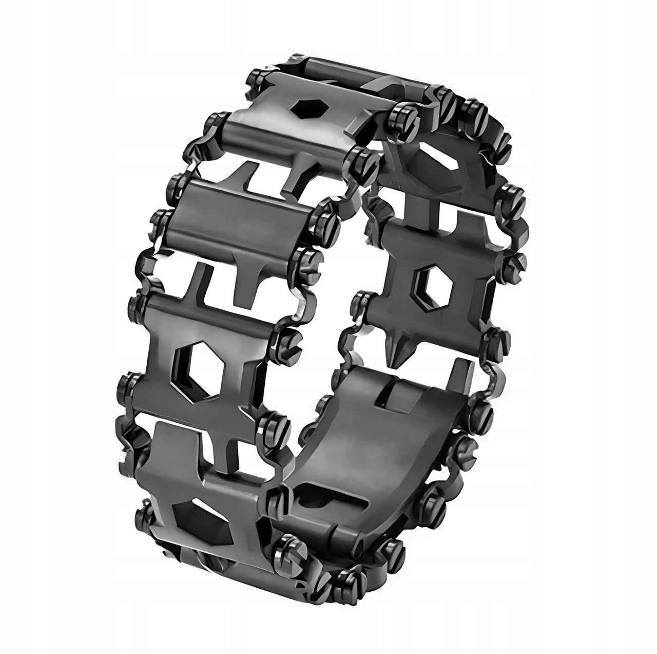 Náramek Resteq Tread Metric Stainless multitool 29 v 1 ocelový černý