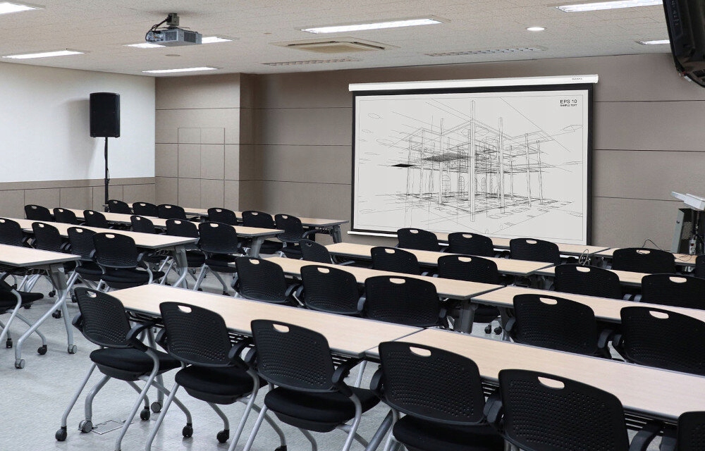 Ekran projekcyjny OVERMAX Automatic Screen 120 Mechanizm zwijania elektryczny