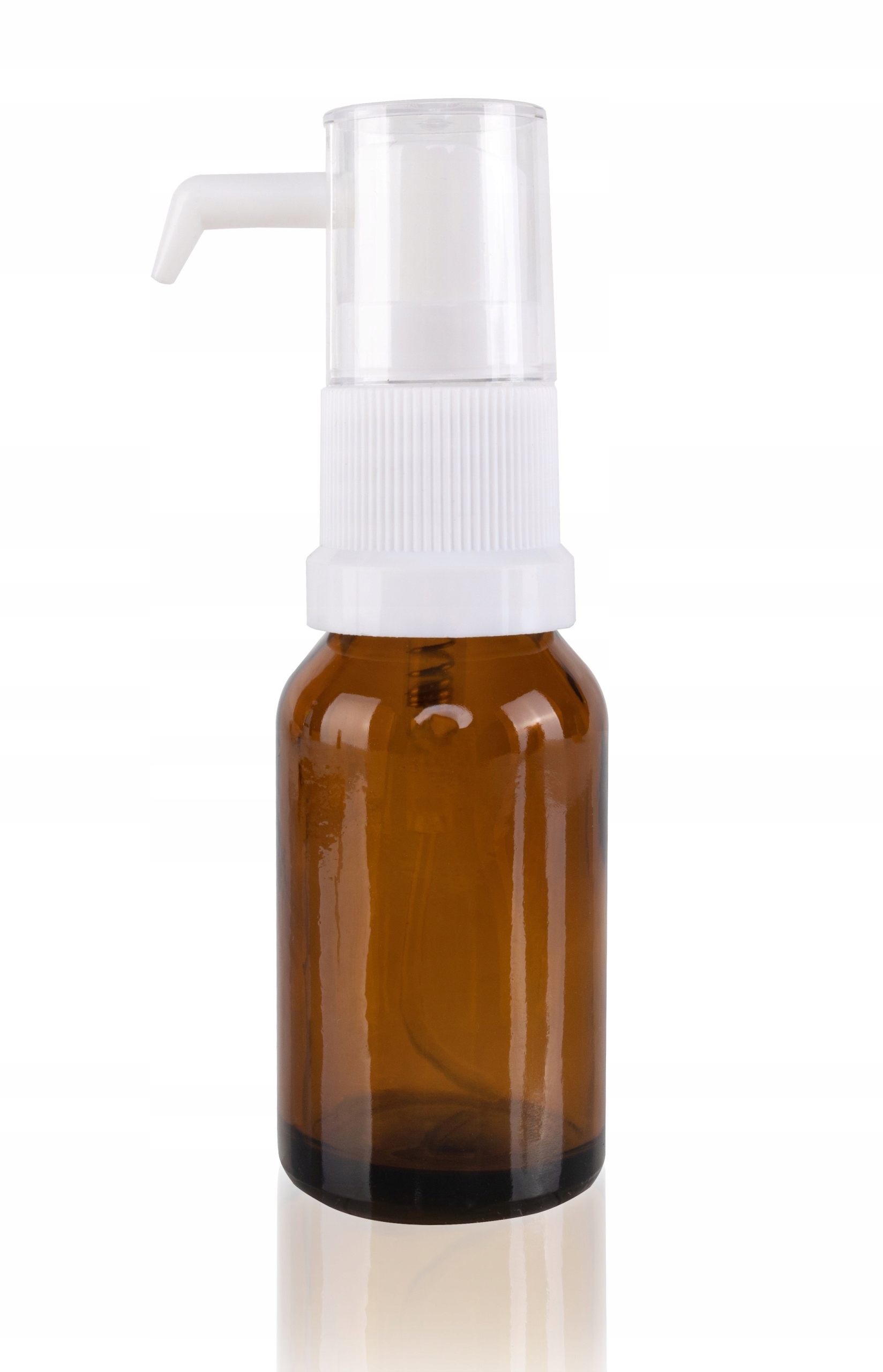 

Butelka szklana brązowa 15ml z pompką x5