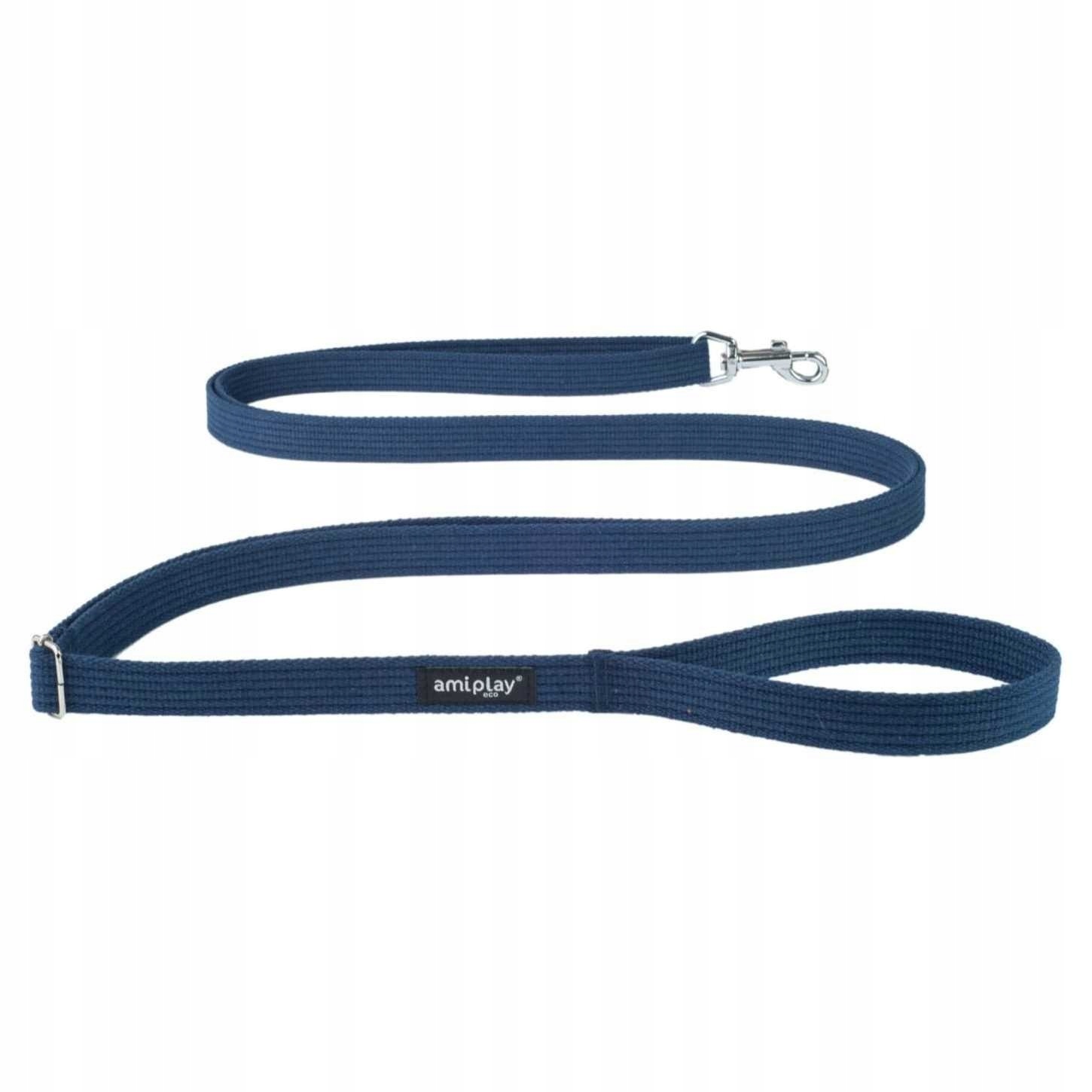 

amiplay Smycz Cotton Easy Fix L 160-300/2,5cm Gran
