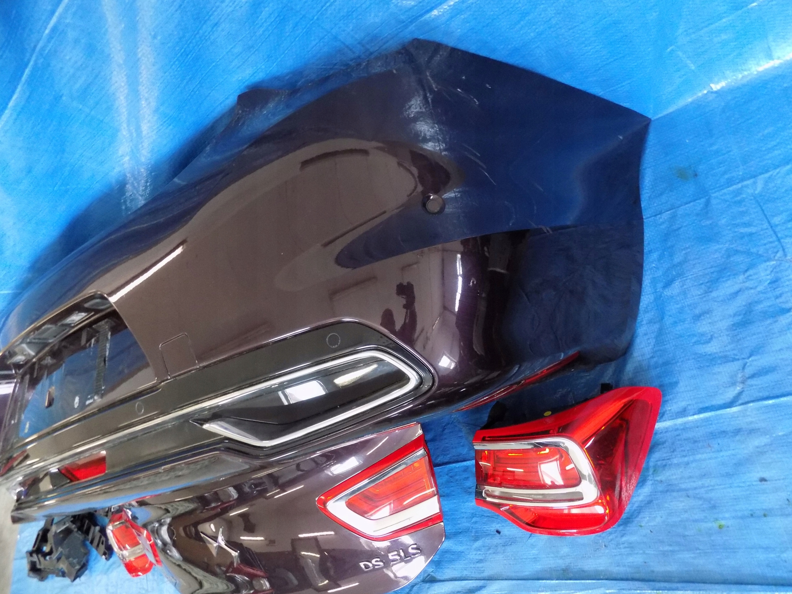 rear part complete trunk door bumper lights CITROEN DS5 LS