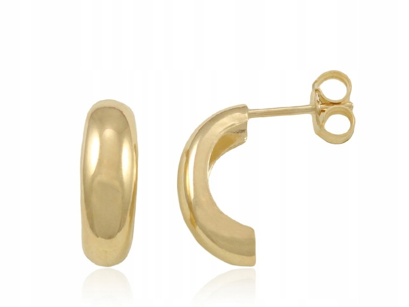 

Złote Kolczyki Księżyce,wąskie, Złoto 585