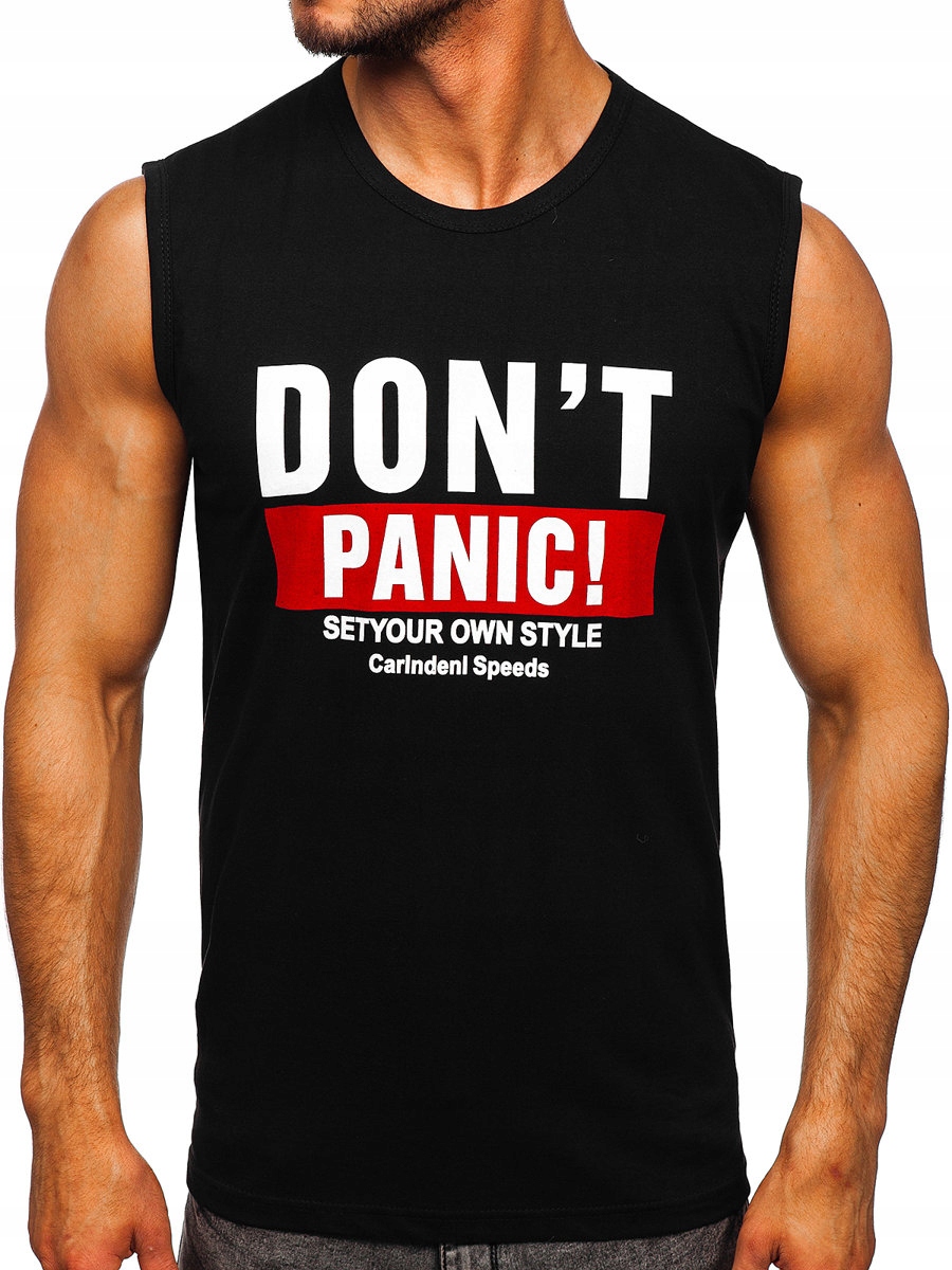 

Koszulka Tank Top Męska Czarna 14827 Rozmiar_l