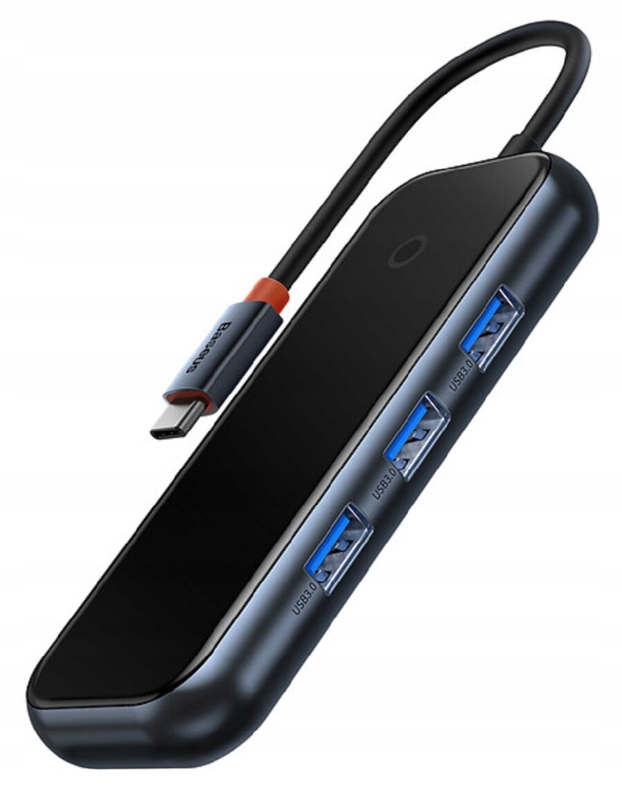 Baseus Adapter Hub Rozdzielacz Usb-c Type-c 3X Usb 3.0 Do Telefonu Laptopa