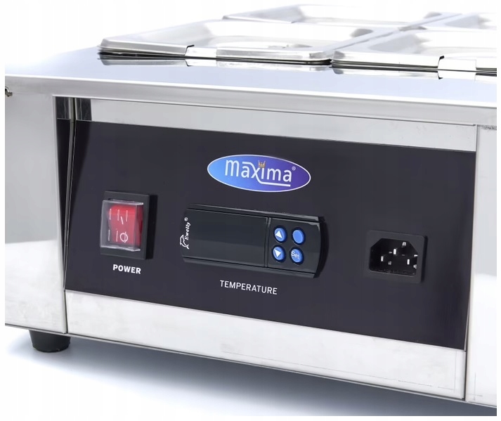 Podgrzewacz do Czekolady Topielnik 1500W 4x GN 1/6 10cm Maxima 09374052