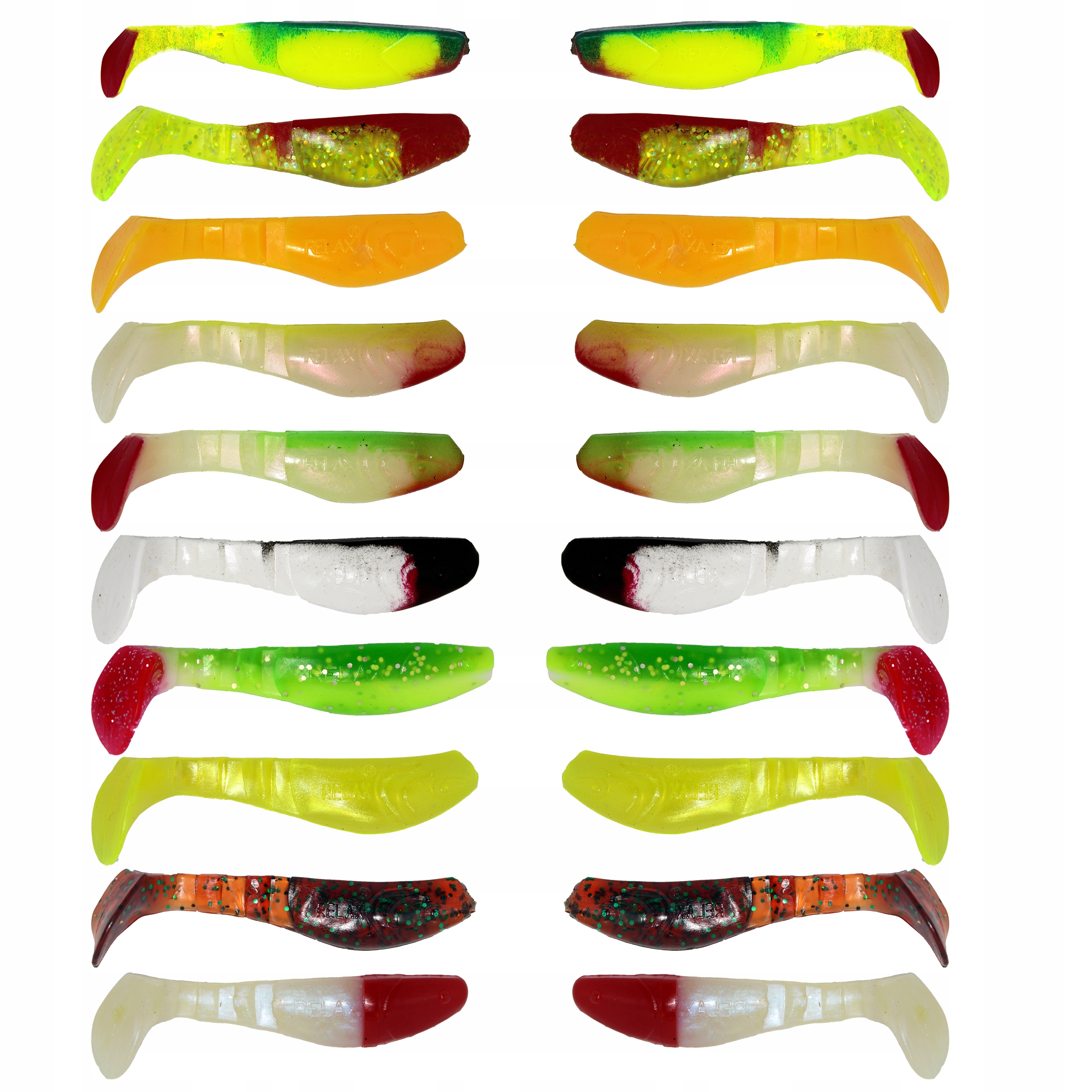 

Zestaw 20szt Kopyto Ripper Guma 9cm Relax spinning