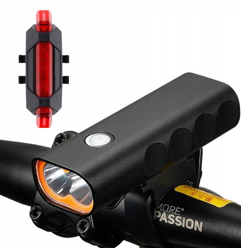 

Lampka rowerowa 2 x Led Cree XML-T6 1800mAh (E096)