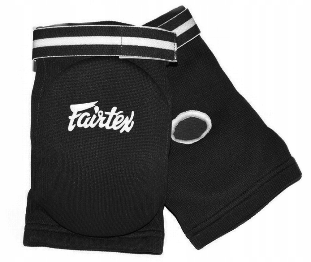 Fairtex EBE1 Ochraniacze na Łokcie Czarny Elastyczne i Ergonomiczne