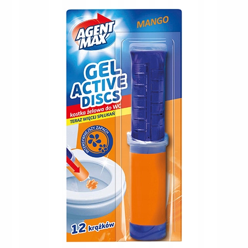 

Krążki żelowe do Wc Agent Max Mango 12 szt