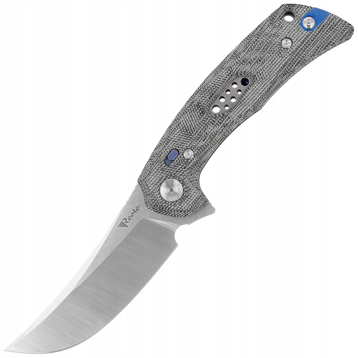 Nůž Edc Reate PL-7 Flipper Micarta Ocel Nitro-V Přesný