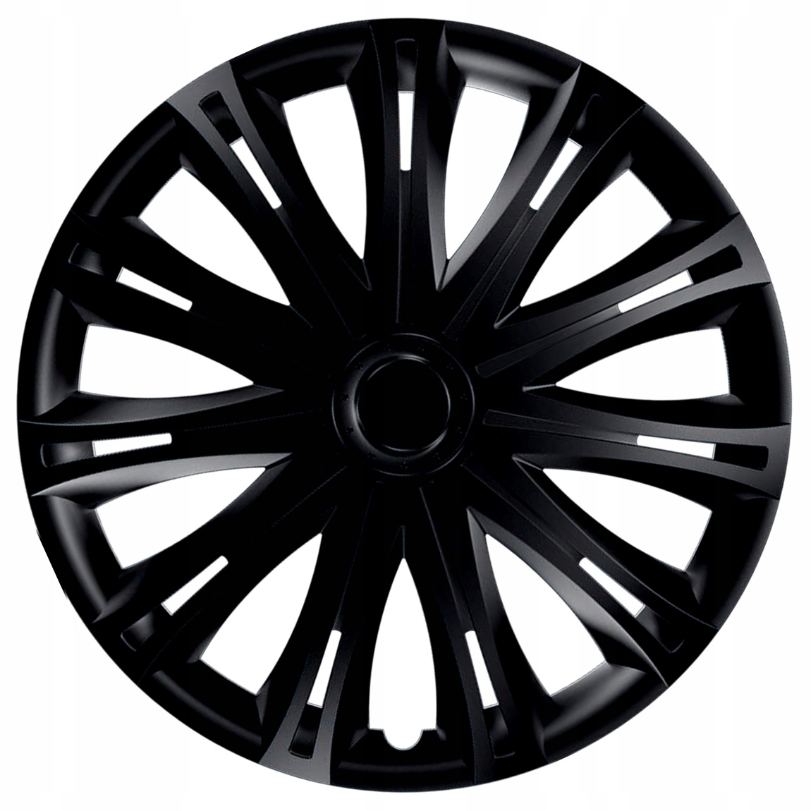 4x Poklice 17 palců univerzální Versaco Spark Černý