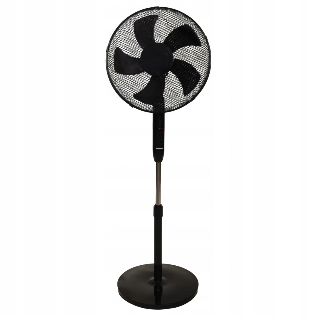 Stojanový ventilátor 45W H-068 – Dálkový Ovladač, časovač, 3 režimy, 5 lopatek