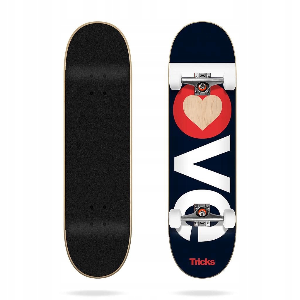 Deska kompletna Tricks Love 7.25 x 28 Abec 5 skate