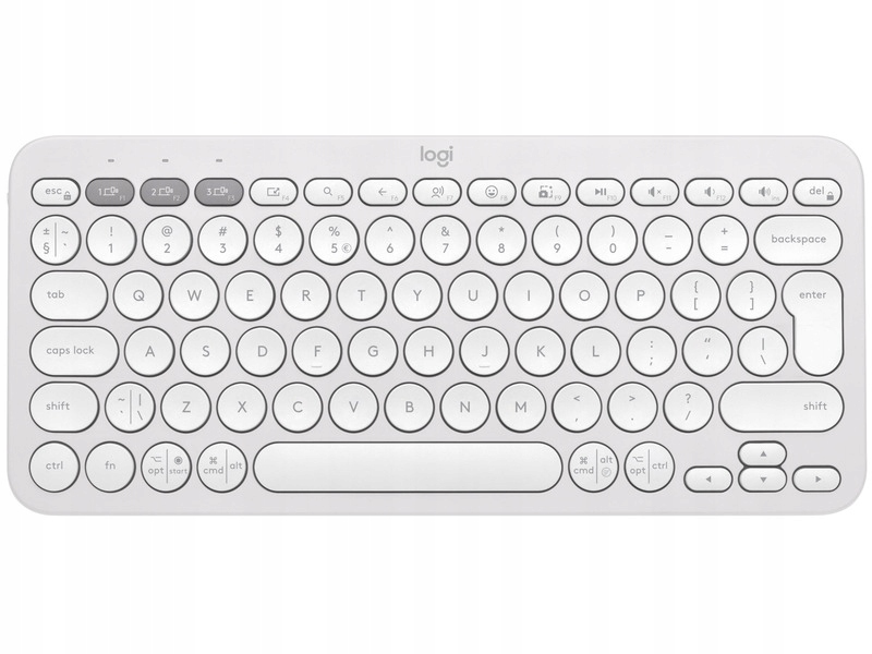 Klawiatura Logitech Pebble Keys 2 K380s Biały