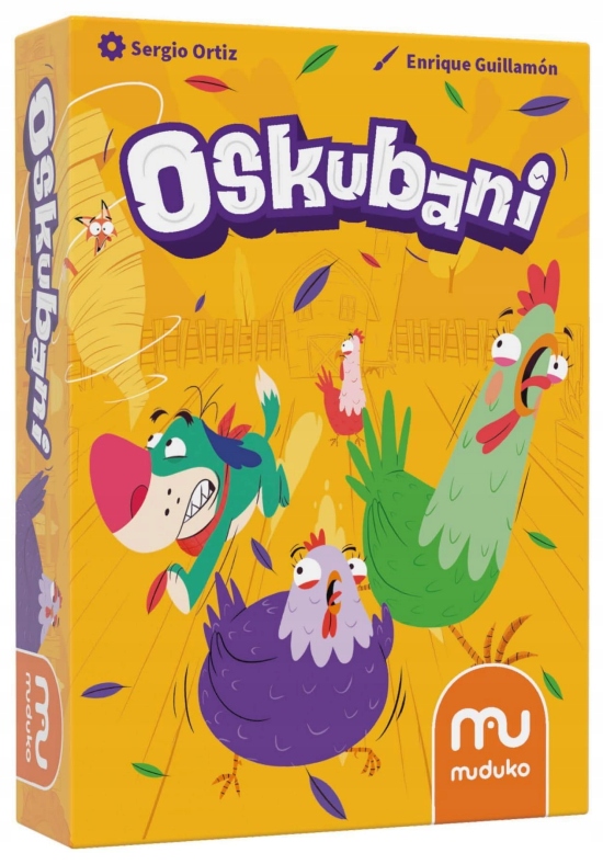 Gra planszowa Oskubani. Humorystyczna gra karciana Muduko