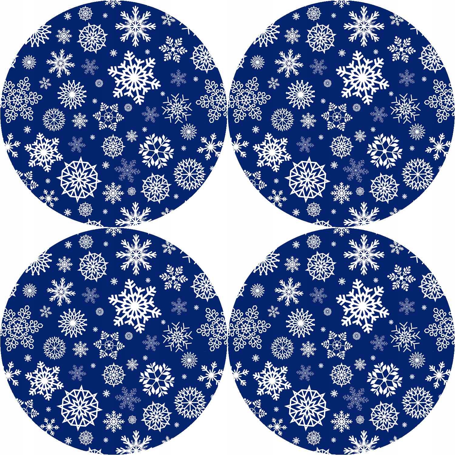 

Zestaw podkładek na stół 4D Snow