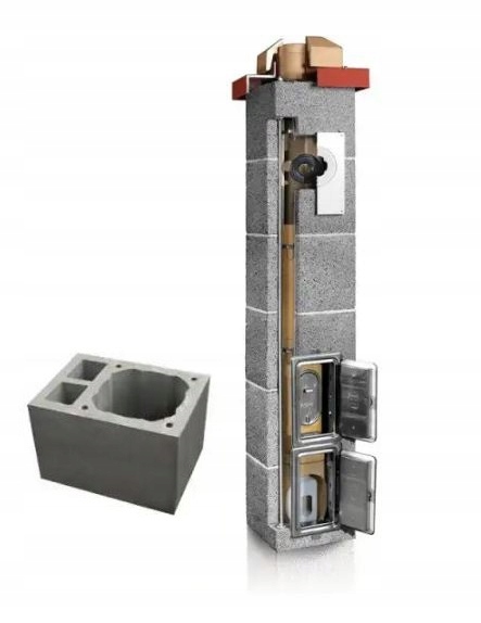 Keramický plynový komín Plewa Uni Las 16/16 9 m KW2