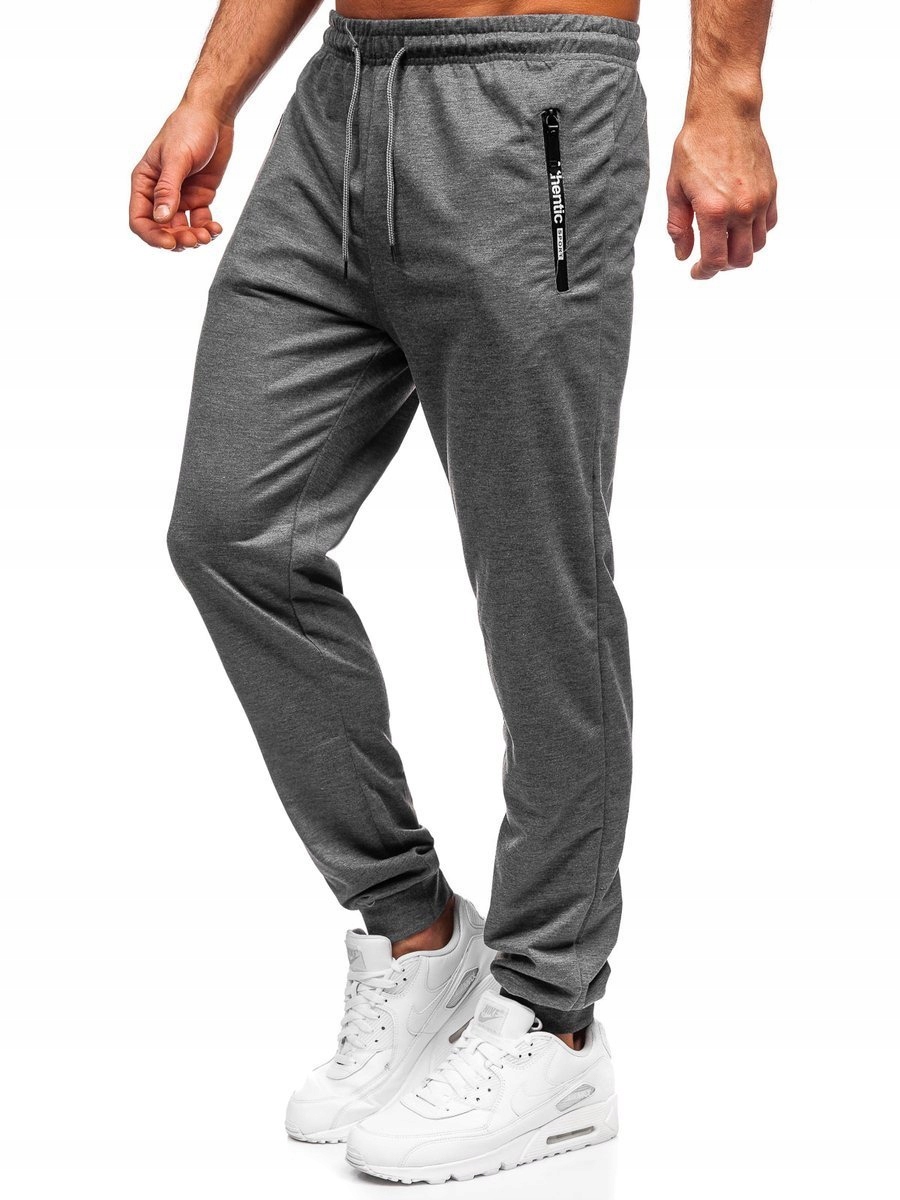 

Spodnie Męskie Dresowe Szare JX1033 DENLEY_2XL