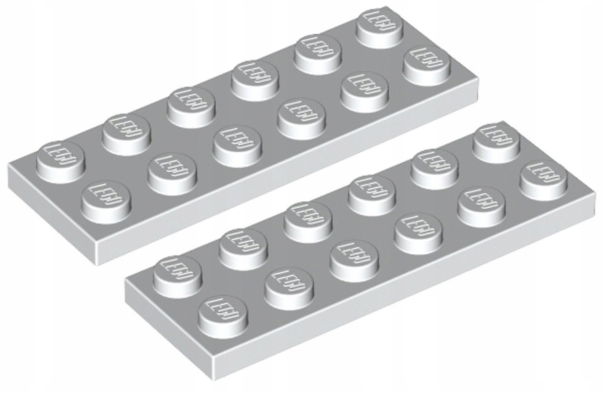 

Lego Płytka 2x6 Biała/White (3795/379501) 2szt
