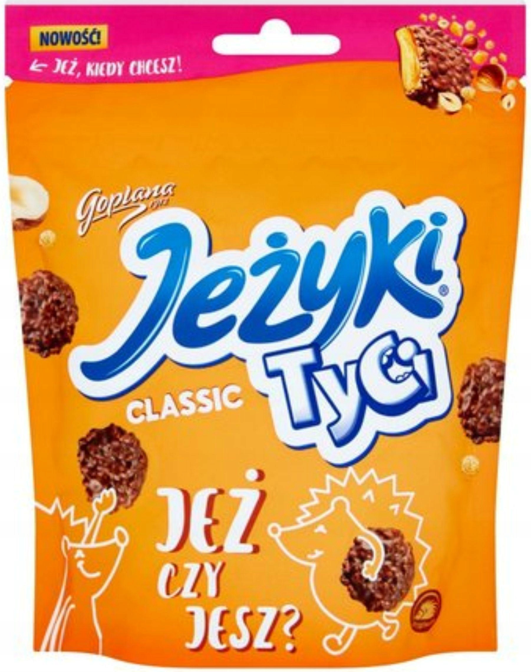8 Sztuk Jutrzenka Ciastka Jeżyki Tyci 100G Classic