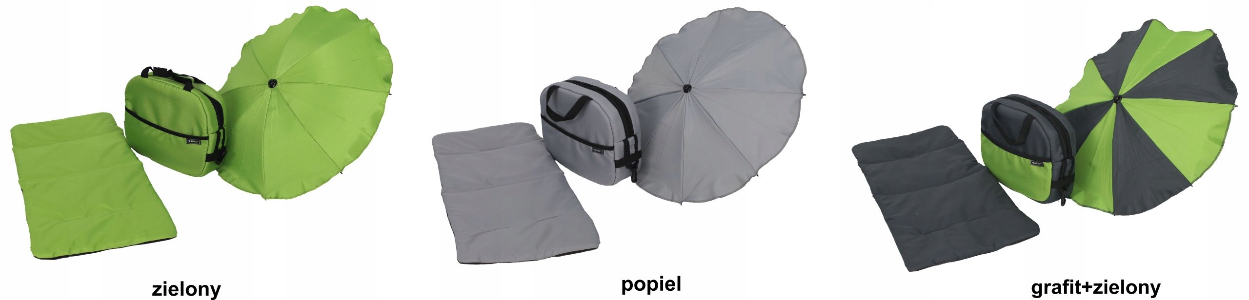 NOWOŚĆ ! ZESTAW TORBA+PARASOL+MATERAC KAREX+GRATIS Kolor wielokolorowy