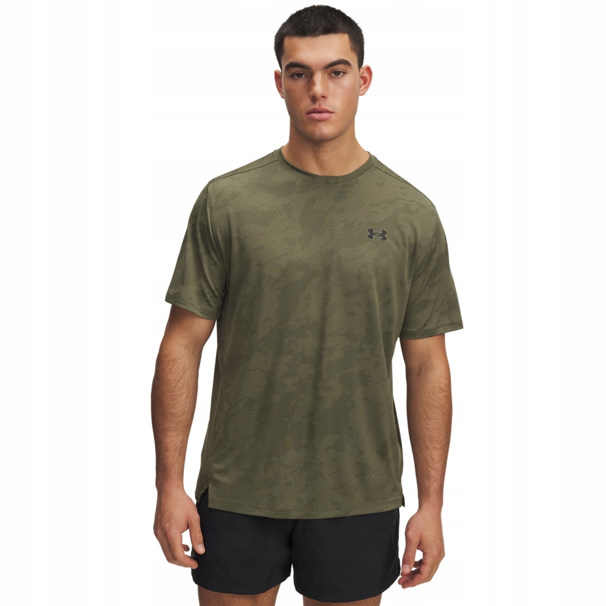 T-shirt treningowy męski Under Armour Tech Vent Jacquard zielony XL