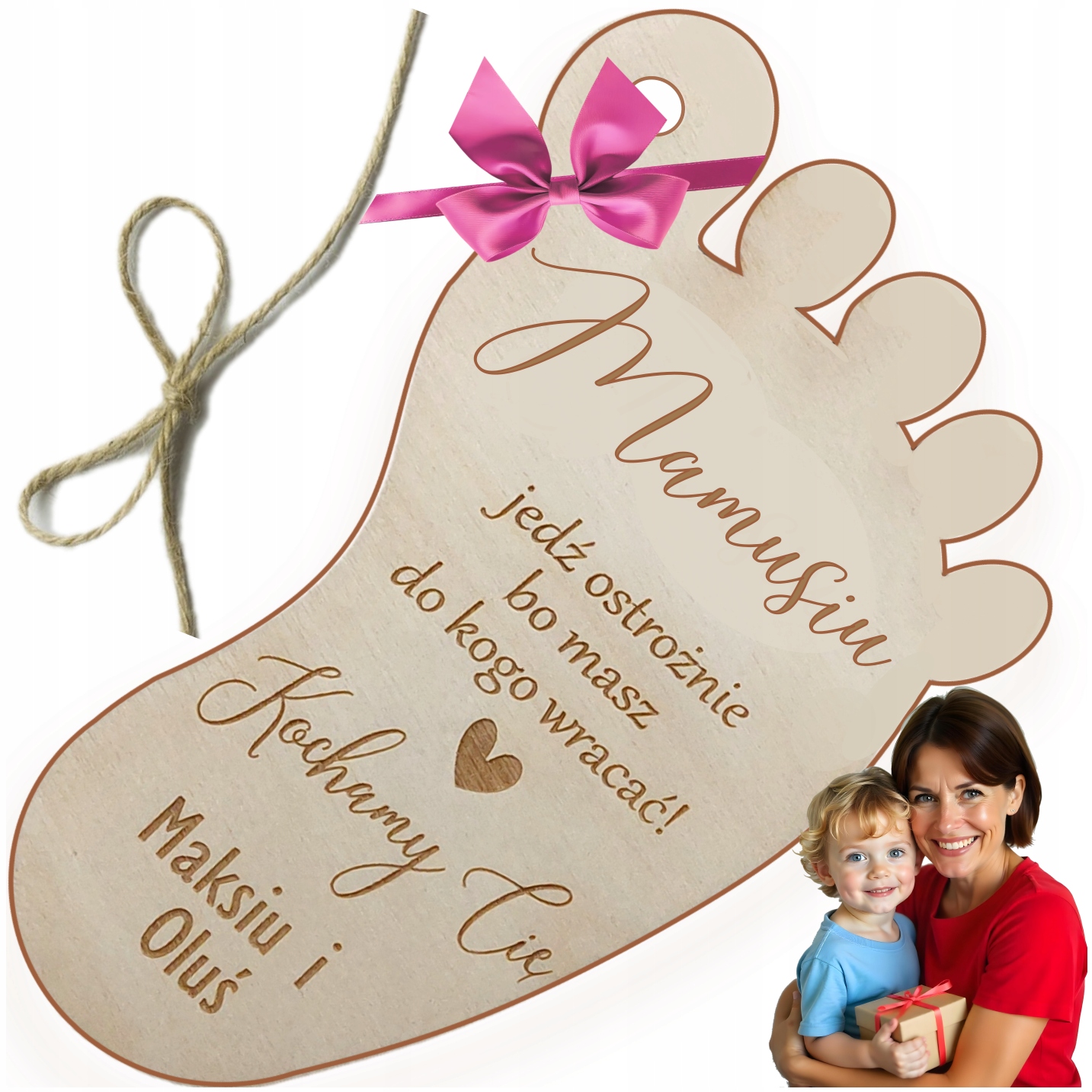 Dárek Pro Maminku Přívěsek Do Auta Maminka Jeď Opatrně Noha