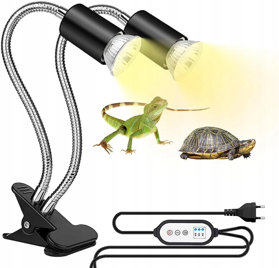 Levně Akvarijní Topná Lampa Pro Plazy S Klipem 2 Žárovky 25 W E27 R297